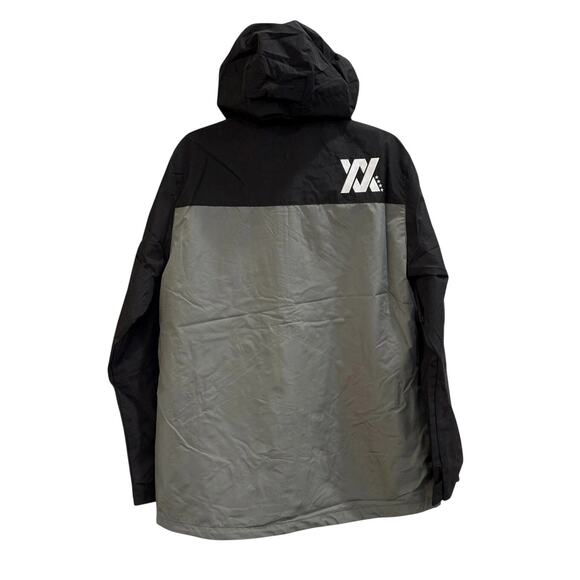 Dixxon Gray and Black Tech Windbreaker Jacket, Men's Size Large Tall, NWT - Picture 2 of 11